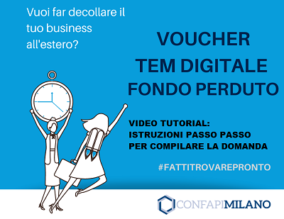 Vuoi far decollare il tuo business all'estero con il Voucher TEM? Il nostro video tutorial ti spiega come presentare la domanda