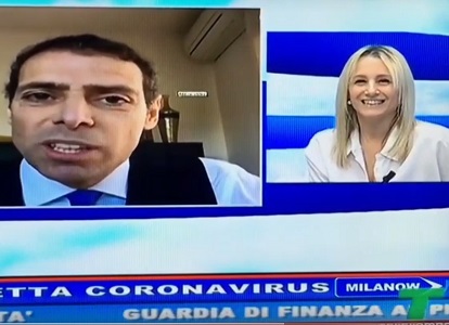 L'Avv. Spadafora in diretta a Telelombardia