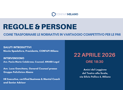 22 aprile 2026, ore 18:30, Milano: Ti aspettiamo all'evento 22 aprile 2026, ore 18:30, Milano: Ti aspettiamo all'evento